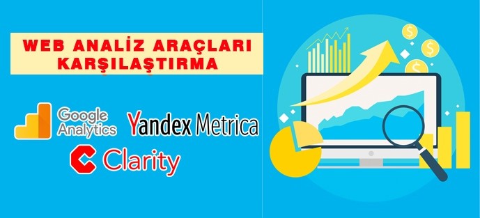 Google Analytics Mi?  Yandex Metrica Mı? Microsoft Clarity Mi?  Web Analiz Araçları Karşılaştırma